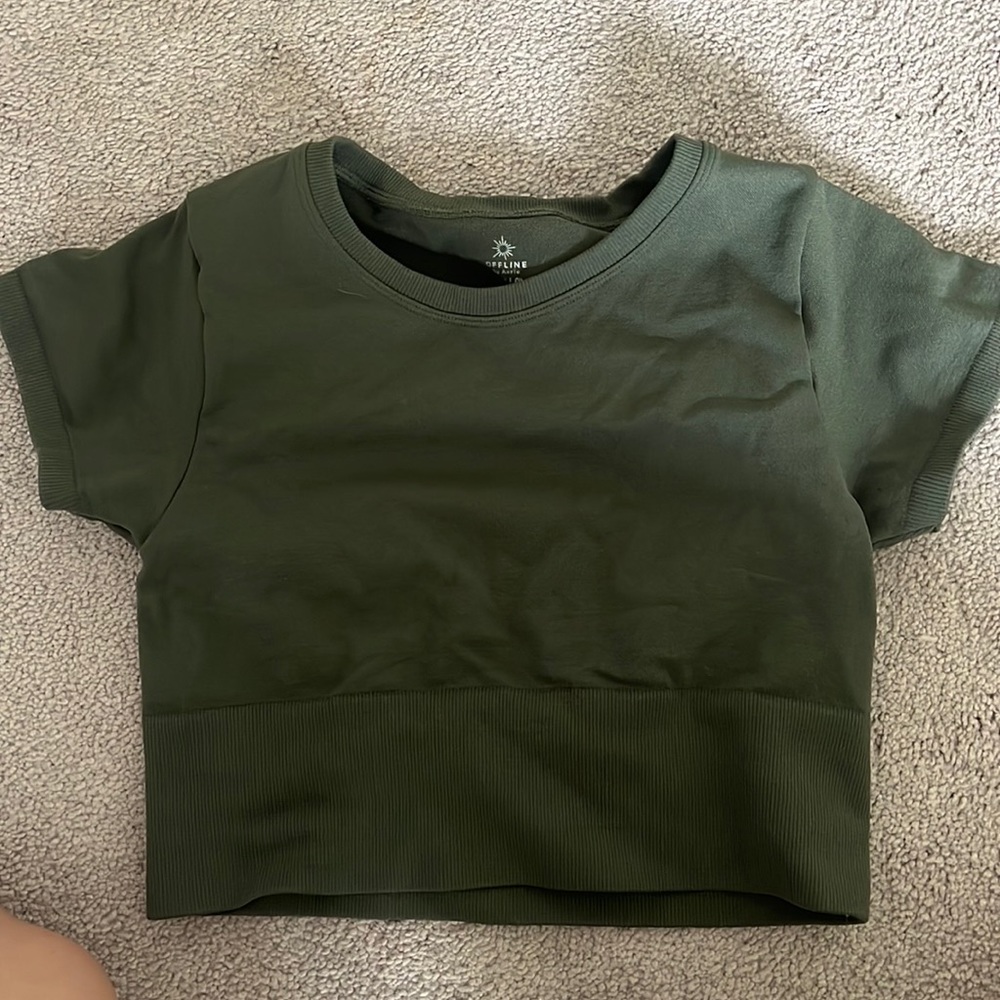 AERIE CROPPED EXERCISE TOP